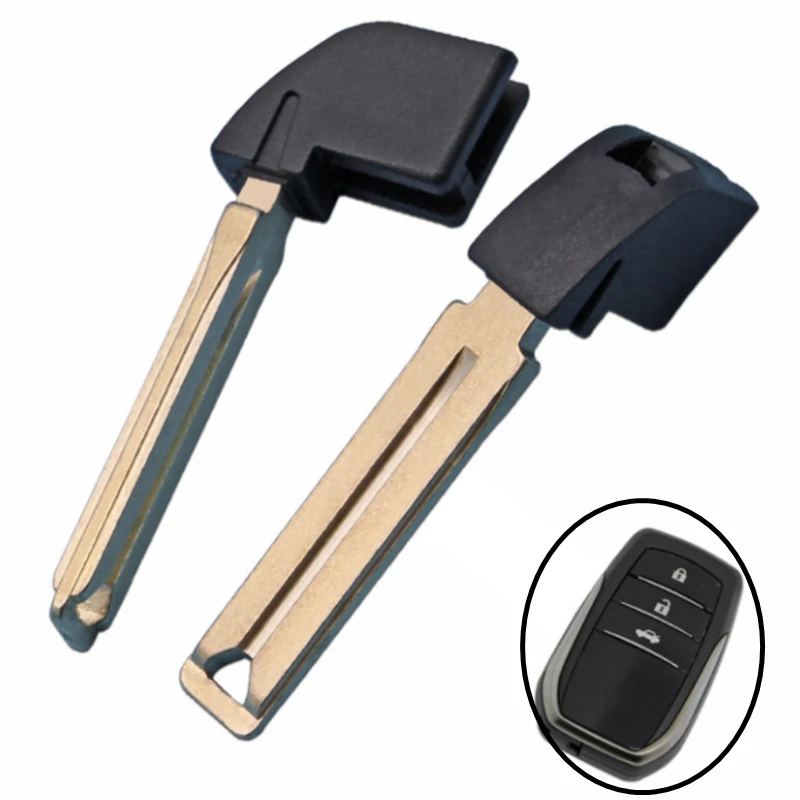 

OEM 10Pcs Blank Uncut Replace Emergency Smart Remote Key Blade Insert For Volvo C30 S40