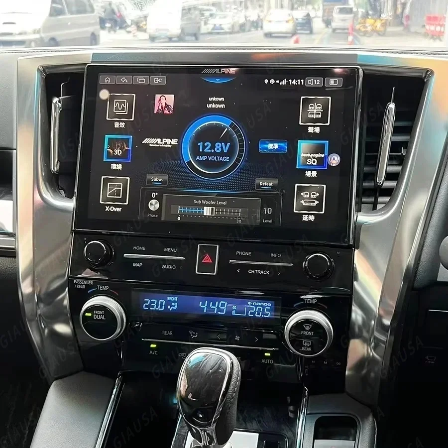 

11.6 Inch For Toyota Alphard 2015-2019 Android 13.0 Car GPS Navigation Carplay Multimedia Player Auto Radio Tape Head unit BT HD