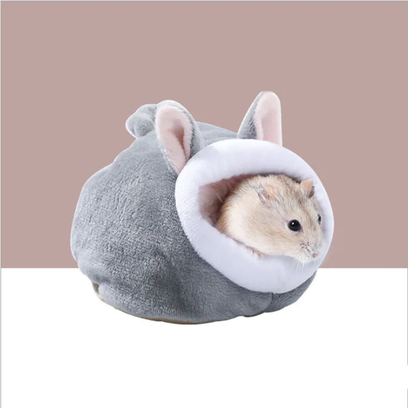 Hamster Baumwolle Nest Haustier Warme Winter Liefert Winter Schlafsack Haus Kleine Fossa Gold Seide Bär Haus Maus Nest Schlafen Käfig – Detail 3
