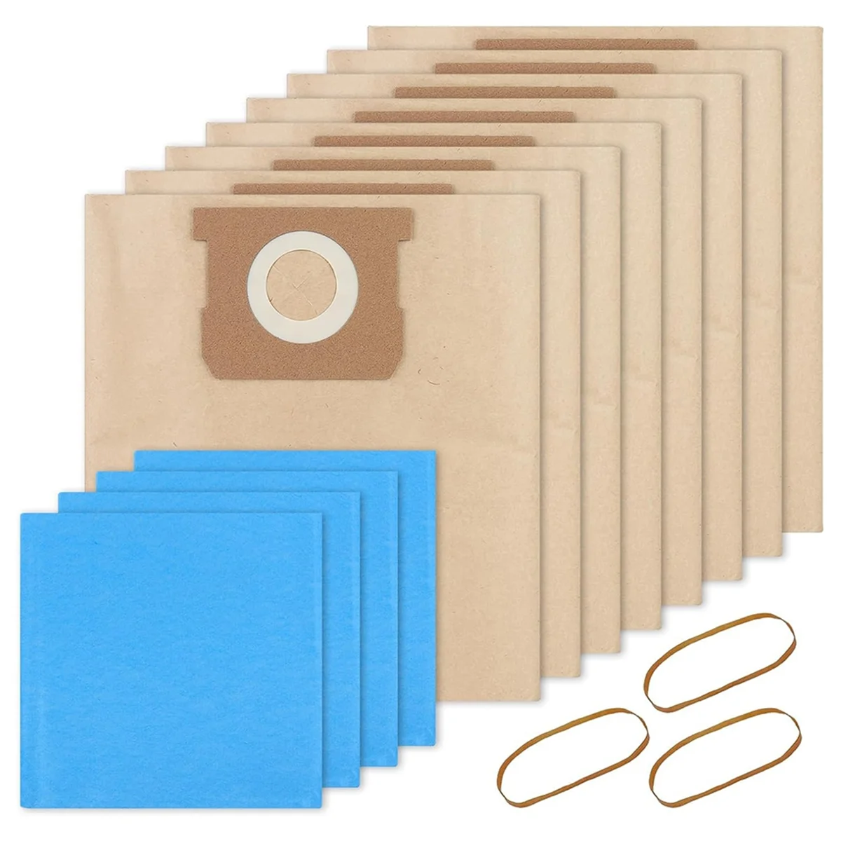 FZFZ 19-3100 가방 5-6 갤런/갤런 습식 건식 진공 청소기에 적합 19-3100 일회용 필터 가방