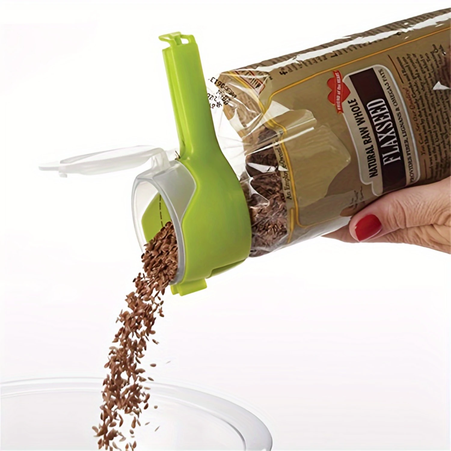 Food Bag Sealing Clamps Set with Large Discharge Nozzles and Snack Sealing Clamps - NG9195