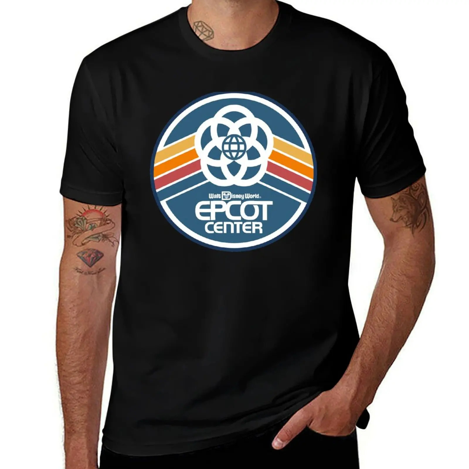 EPCOT Center badge T-Shirt Worker Basic Short Sleeve Tee T-Shirt