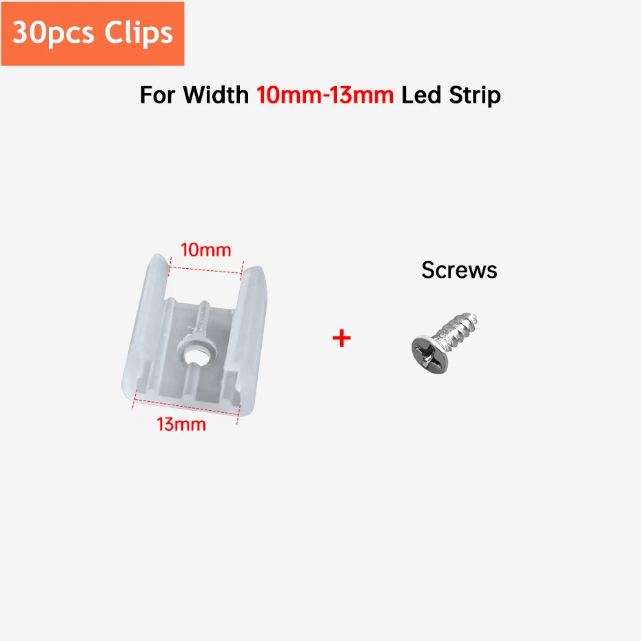 AC 220V AU/EU Switch Plug Connector For COB Led Strip Light 10mm Width 2Pin COB tape Power Supply Holder Clips Accssories