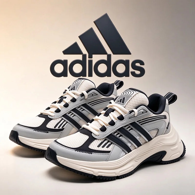Adidas Originals Genuine Running Shoes for Men - Autumn Lightweight Thick-Tread Cushioned Leisure Men's Sports Shoes JQ0255