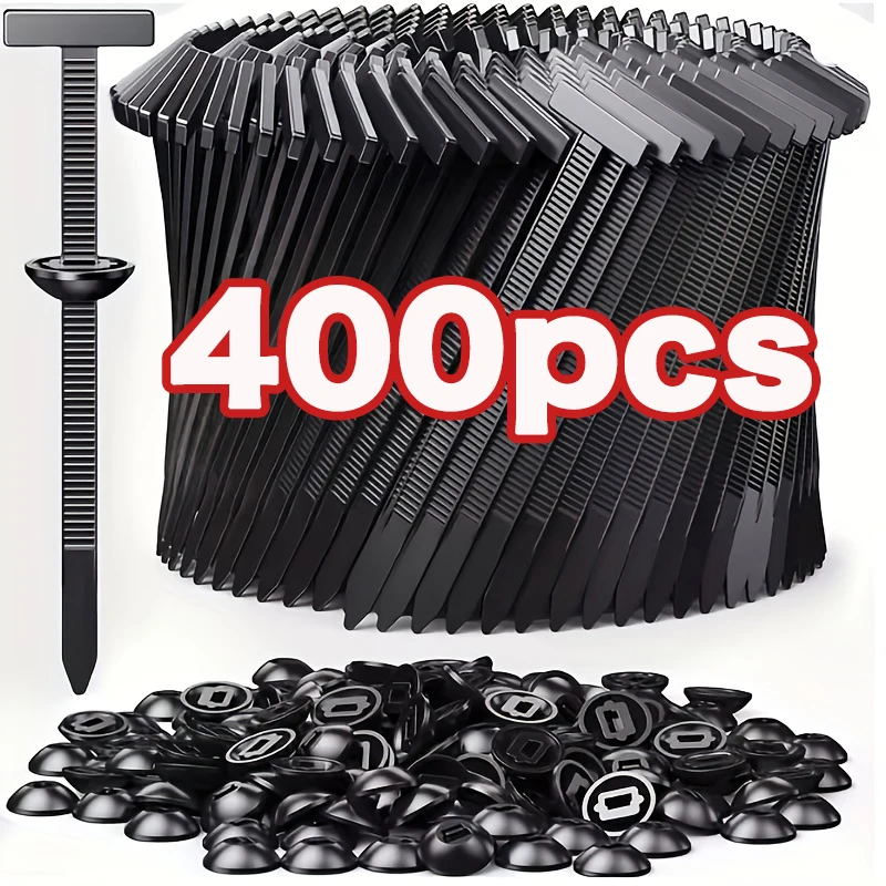 

100% Nylon Cable Ties Buckle Fastening Clip Car Tie Auto Clips Fastener Self-Locking Screw Fender Trunk Engine Guard Panel Tool