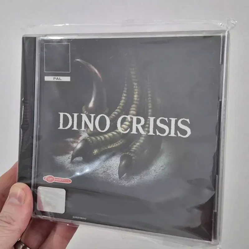 PS1 dino crisis series PAL With Manual Copy Disc Game Black Bottom Unlock Console Station 1 Retro Optical Driver Video Game Part