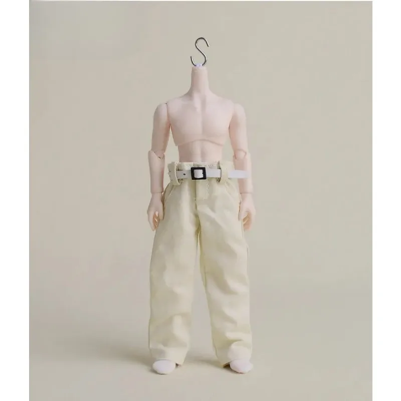 Gestricktes Langarmshirt im Maßstab 1:12, Skijacke, gerade geschnittene Freizeithose, Gürtel für 6 Zoll große BJD Asi 3.0 Spielfiguren – Detail 3