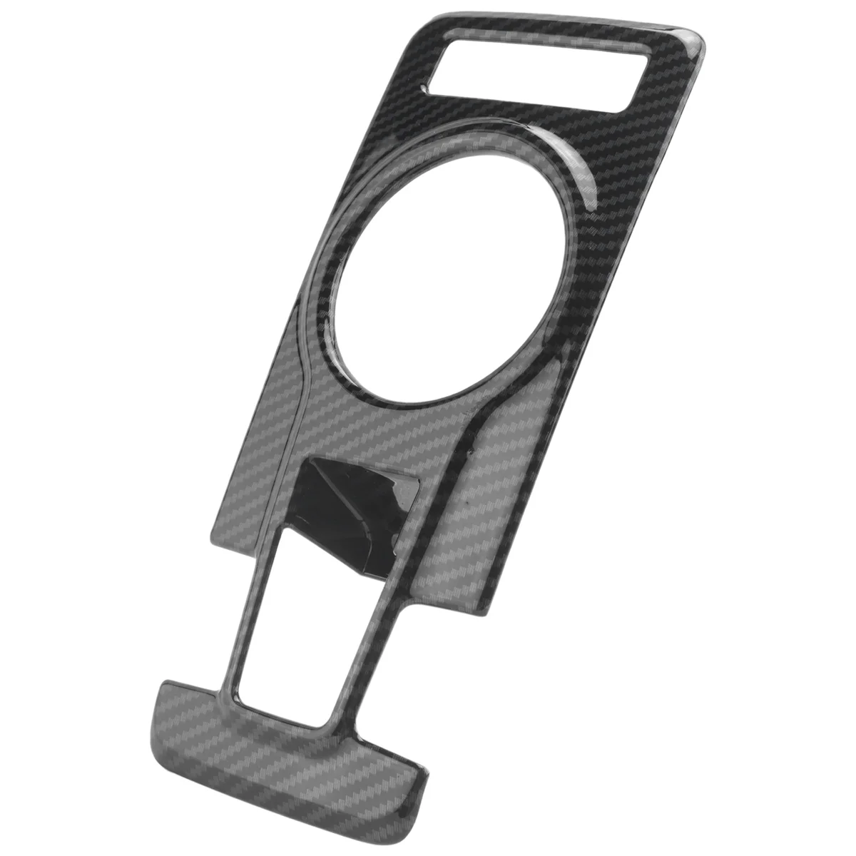 N29R_RB Carbon Fiber Car Center Console Shift Panel Cover Trim for Kia