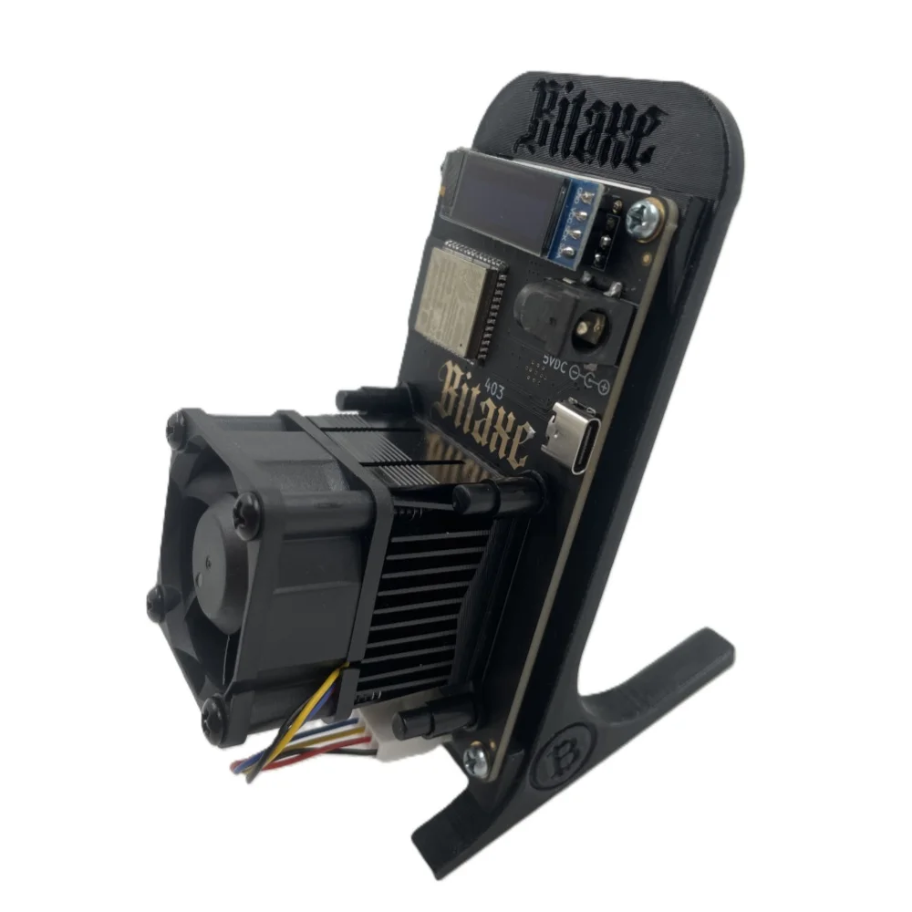 جهاز تعدين Bitaxe Supra 403 Mini BTC Solo | 0.7TH/s ASIC مع شريحة BM1368 | طاقة منخفضة 18 وات | آلة تعدين بيتكوين محمولة وهادئة