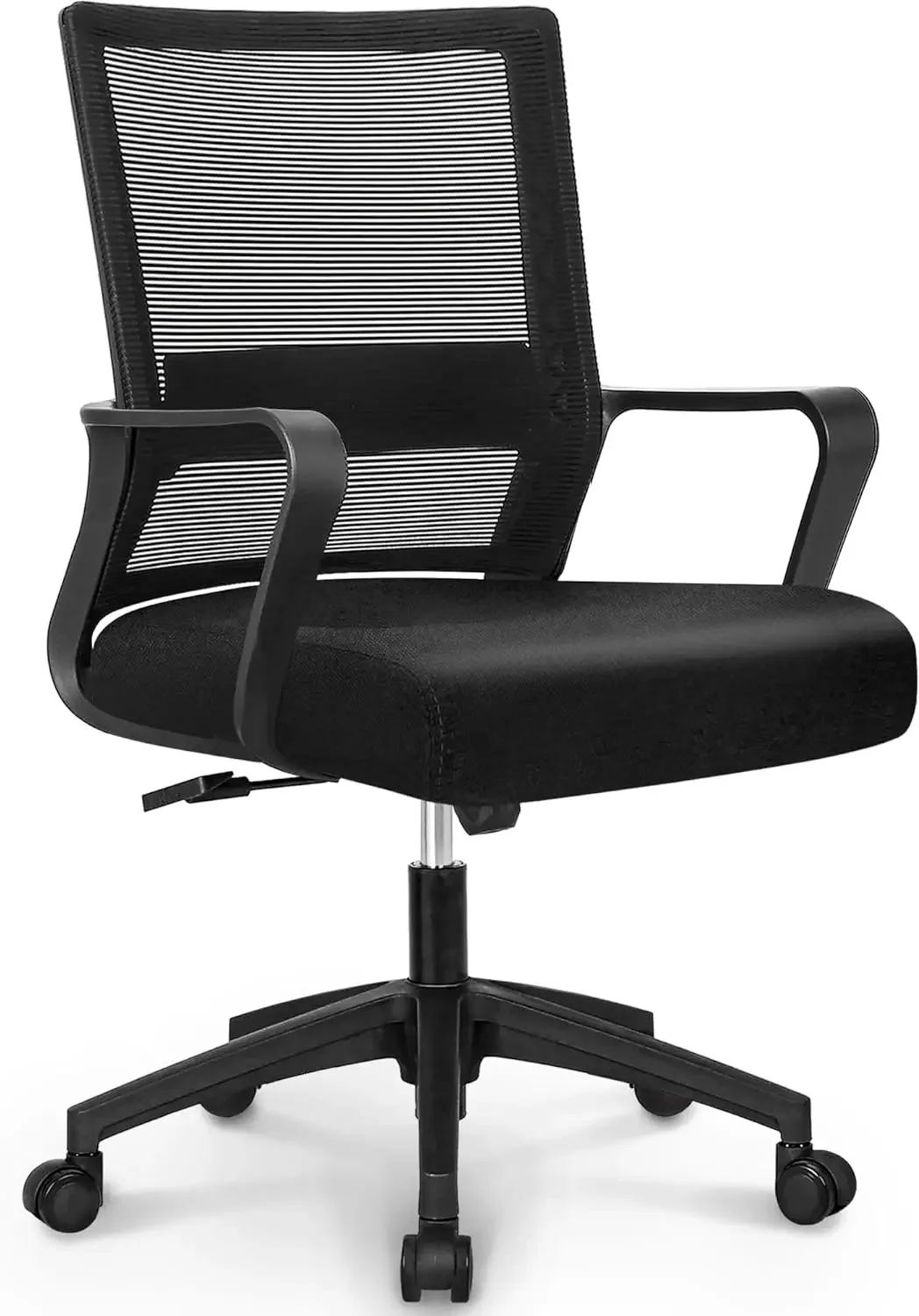 Office Chair Ergonomic Chair Mid Back Mesh with Lumbar Support Comfortable Cushion Swivel Adjustable Gaming/Computer Chairs