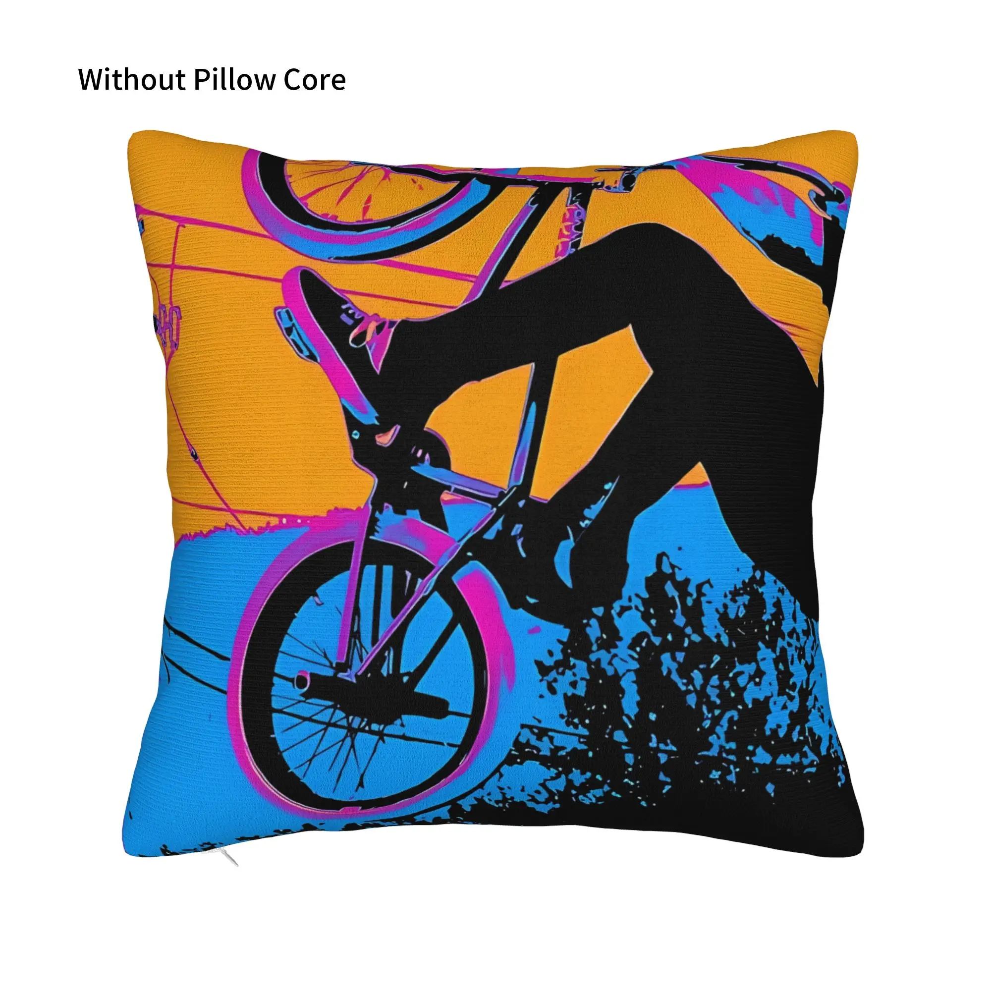 BMX Back Flip  Decorative Pillowcases for Cozy BMX Racing Pillow Cover Soft Durable