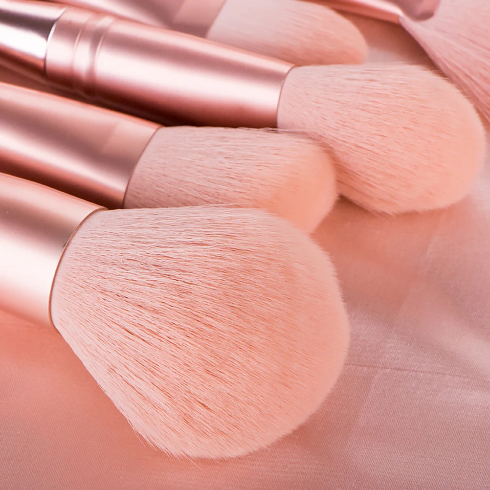 

12 Pcs Makeup Tool Brush Set with Case for Woman Cosmetics Kit Professional Beauty Women Face Brushes Cute Major Miss