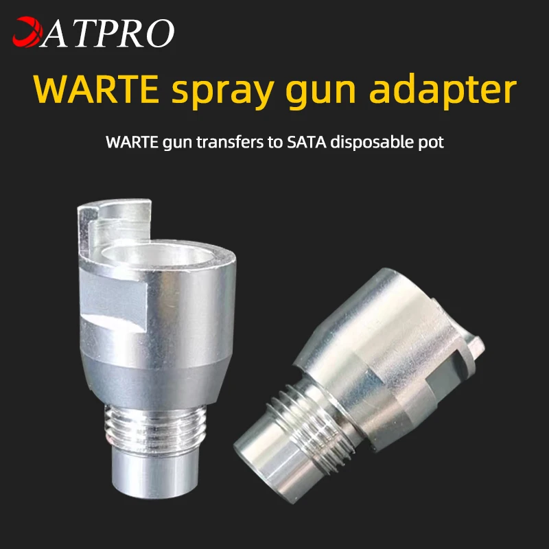 The Warte Spray Gun Replaces The Sata No-Wash Pot Adapter Tile And The Special Spray Gun Converts The SATA Adapter Accessories