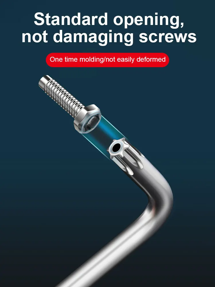 9 قطعة توركس ستار وجع أطقم مجموعة مفاتيح ألين مسدس عرافة رئيس مفاتيح المفك مجموعة مزدوجة نهاية L نوع ستار مفك أدوات إصلاح اليد