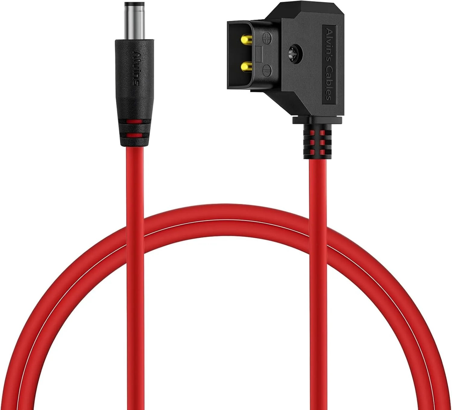 Ultra Soft Dtap to DC Cable forAtomos Ninja V 2.1 DC Power Cable for Blackmagic Design Video Assist SmallHD Feelworld 60cm 23.6
