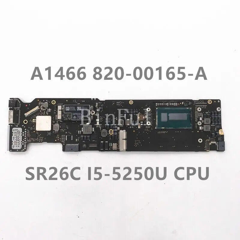 Free Shipping High Quality Mainboard For Apple A1466 Laptop Motherboard 820-00165-A 2015 With SR26C I5-5250U CPU 100%Full Tested