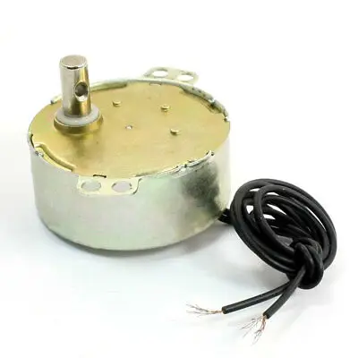 CW/CCW Direction 5/6RPM Fan Synchronous Motor AC220-240V w 40cm Cables
