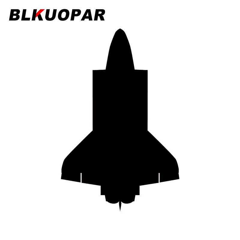 

BLKUOPAR For Space Shuttle Silhouette Car Stickers Waterproof Decals Creative Car Assessoires Bumper Windshield Sunscreen Decor