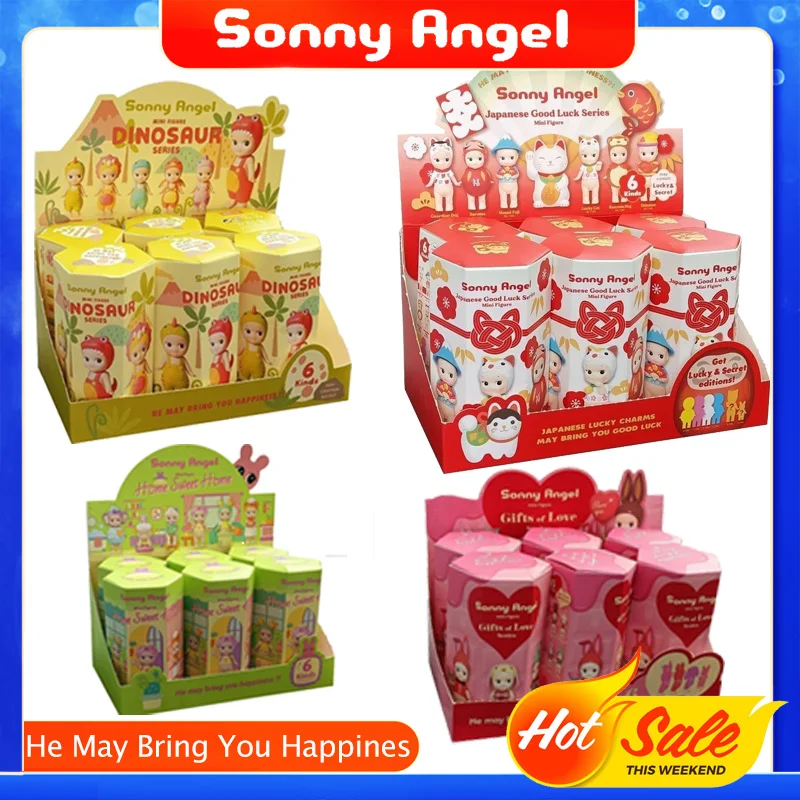 Sonny Angel Blind Box Figure Hippers Animal Easter Series Anime Figures Ornaments Dolls Christmas Gift Desktop Ornament