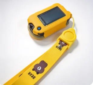 Abbott Glucose Tester Scanner Sleeve with Lanyard Leather Protective Case Cute Fall Proof Waterproof Scanning Blood Glucose Test