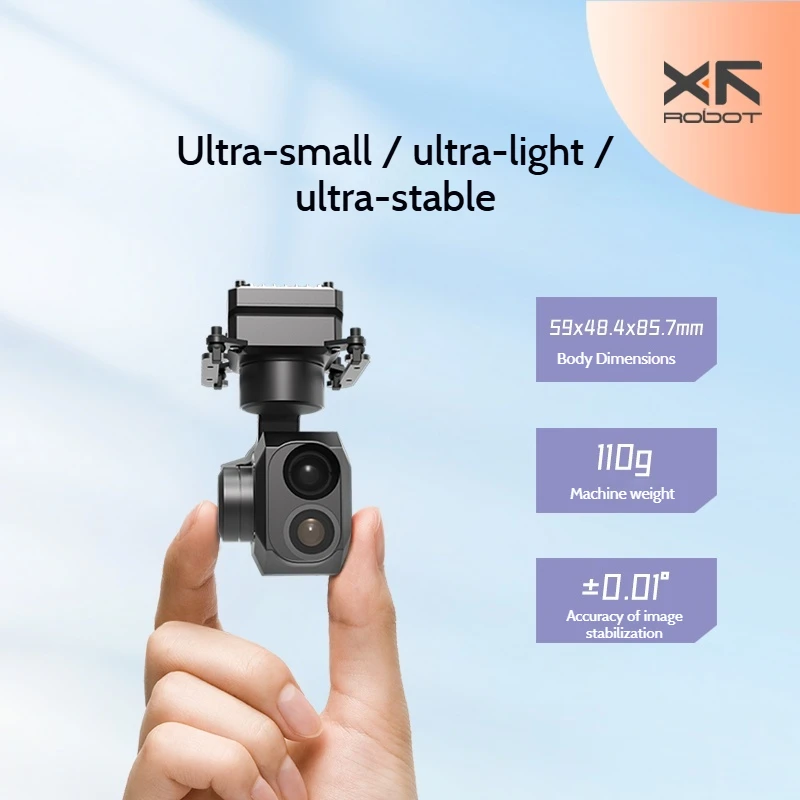 Z-2mini Per Rc Uav Intelligente 4k Visione Notturna All-Rounder In Miniatura Doppia Luce Pod Macchina Fotografica di Controllo Remoto Meccanico Robot Per Cani