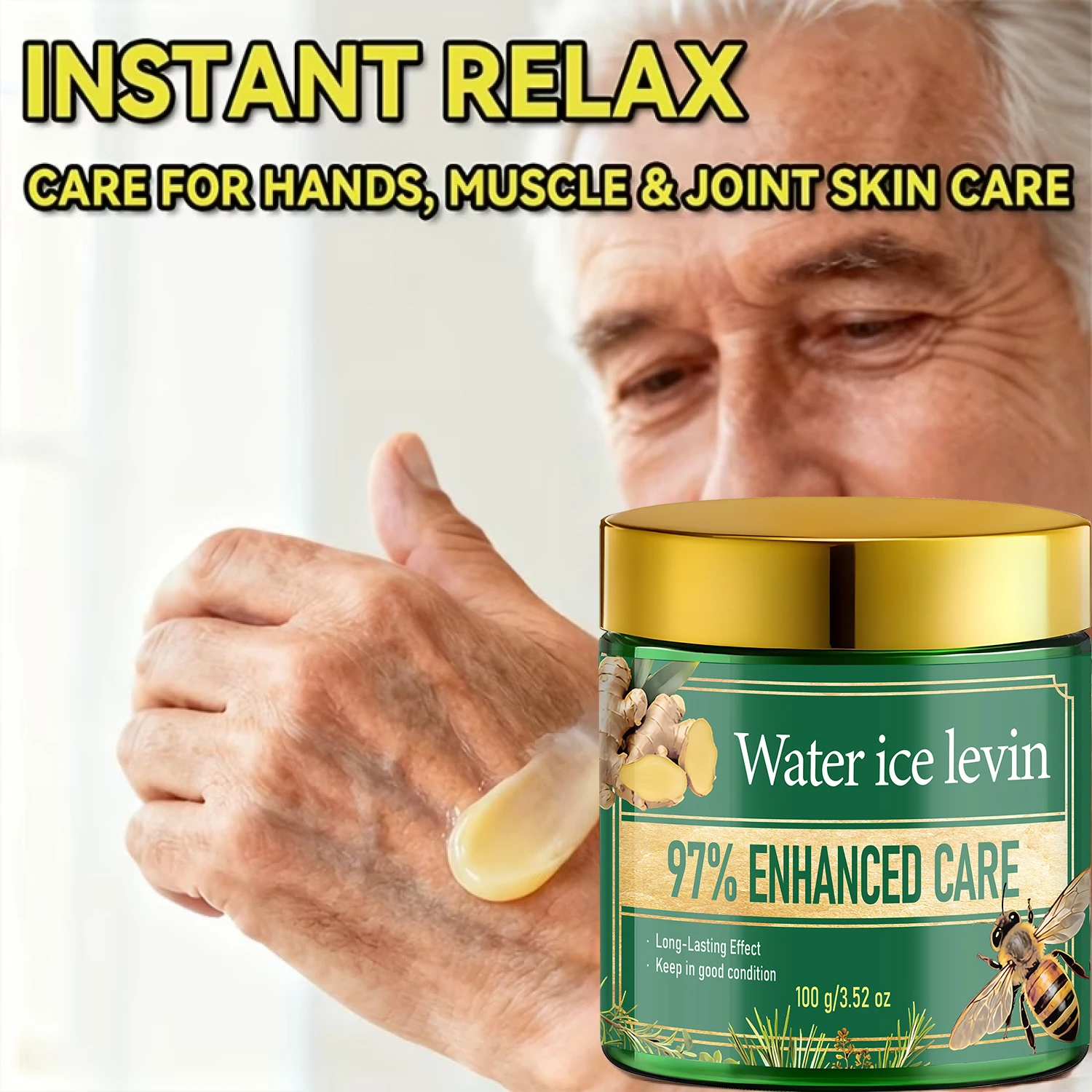 

Крем для тела с пчелиным ядом, ретинолом, гиалуроновой кислотой и арбутином: укрепляющий, увлажняющий, осветляющий, длительного действия, 100 г, для ежедневного ухода