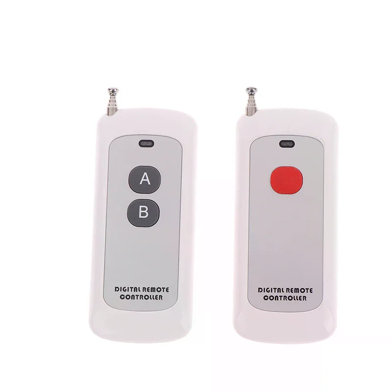 EV1527 433MHZ High-power Remote Controller 1000m 1/2 Button Learn Code Garage Gate Door Opener Remote Control Switch 12V
