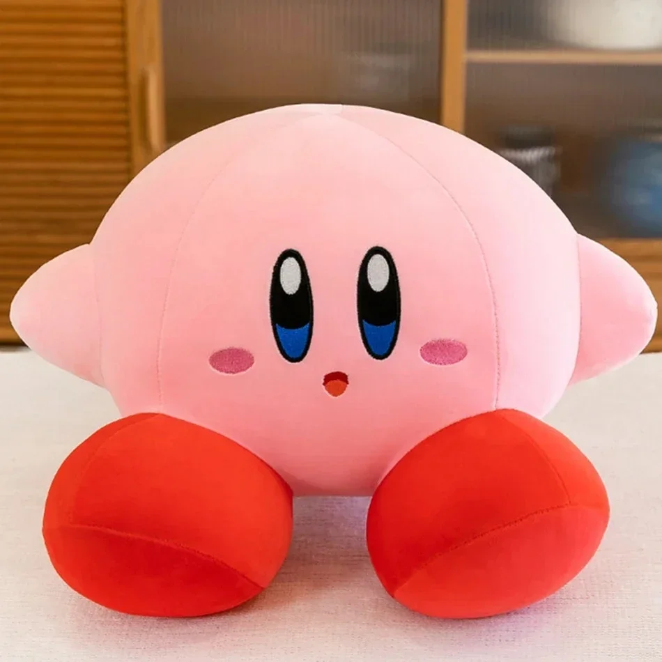 @ อะนิเมะ** Star Kirby ของเล่นตุ๊กตาสัตว์ยัดไส้ตุ๊กตาปุยสีชมพูตุ๊กตา Plush หมอนตกแต่งห้องของเล่นสําหรับของขวัญเด็ก