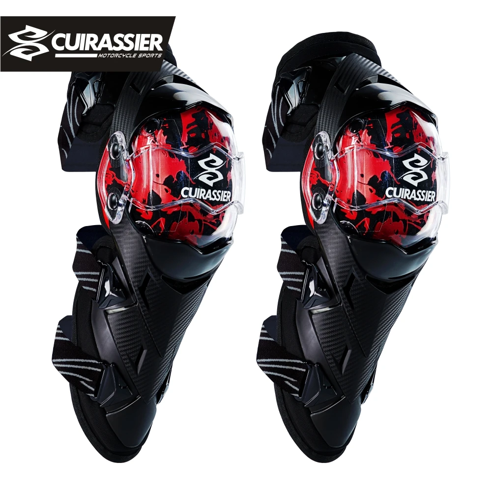 

Cuirassier Protective Motorcycle knee pads Kneepad Protector Protection Off Road MX Motocross Brace Elbow Guards Racing Protect