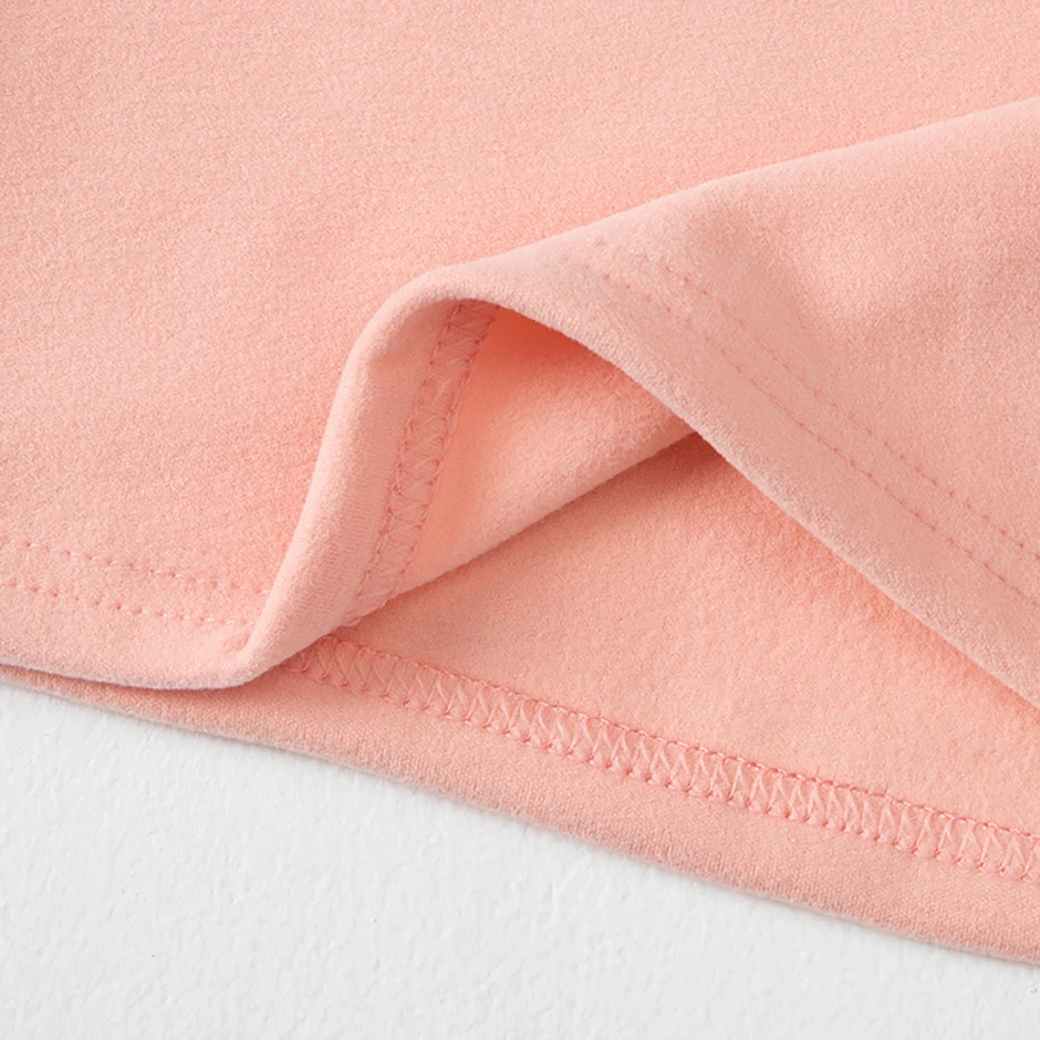 2/3-teiliges Herbst- und Winter-Set für Kinder, einfarbiges, warmes Langarm-Unterhemd mit mittelhohem Kragen für Jungen und Mädchen, lässiges, vielseitiges Oberteil – Detail 11