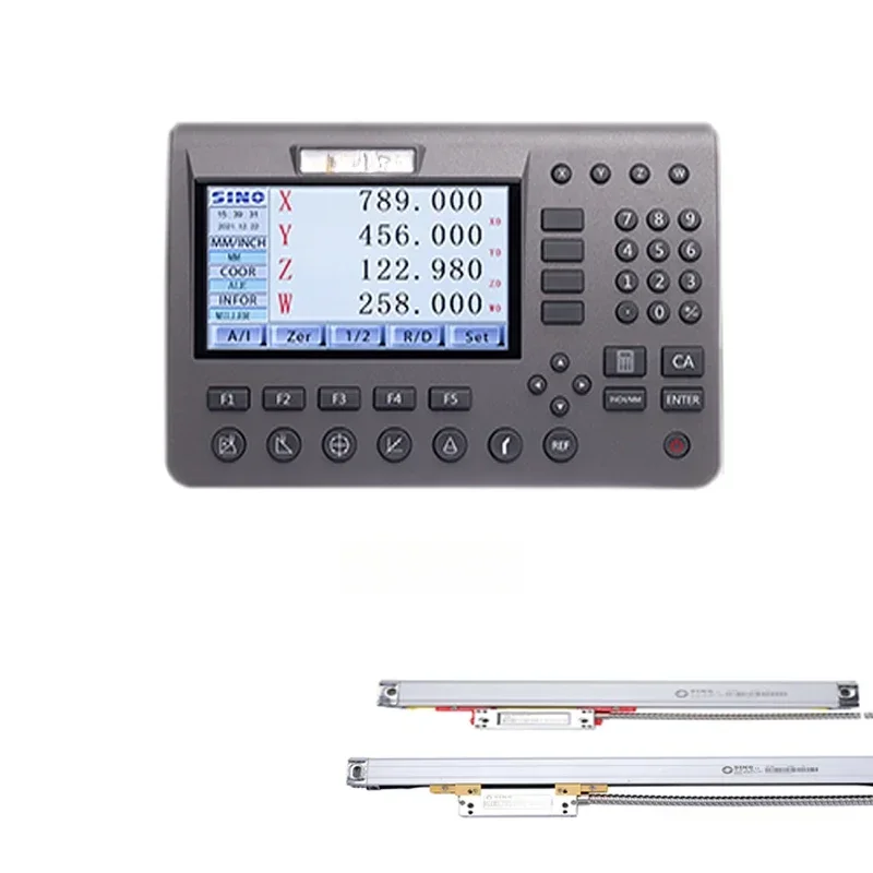 

200 Test Instruments Digital Readout System Dro Kit Glass Linear Scale Encoder Suitable for Milling Lathe Machine