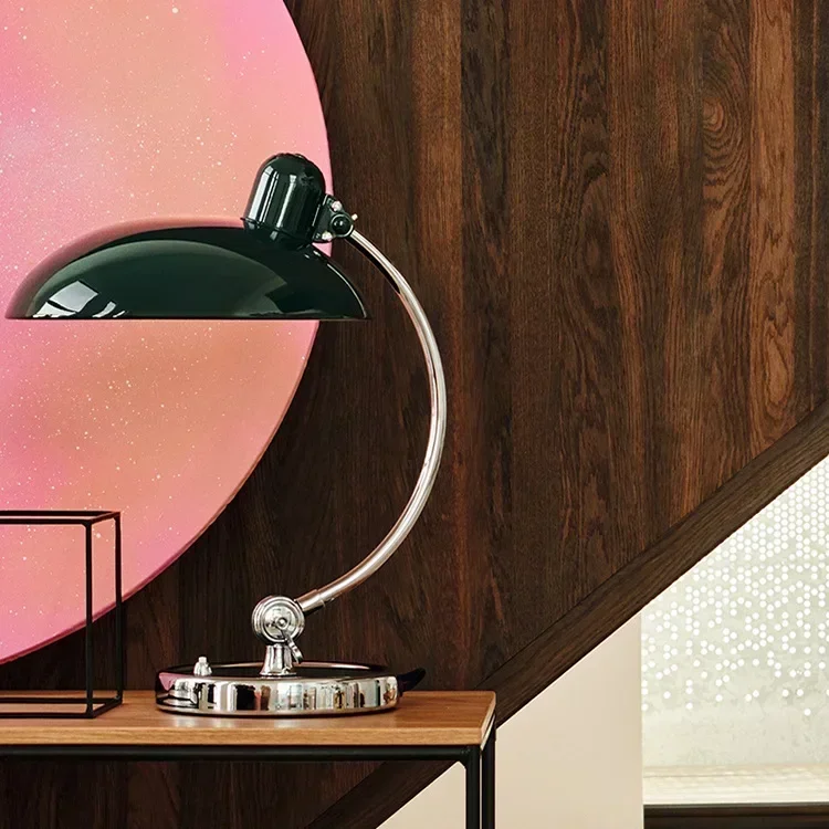 Danish Bauhaus Student Eye-protecting Reading Bedroom and Study Nordic Simple and Light Luxury Internet-famous Ins Bedside Lamp