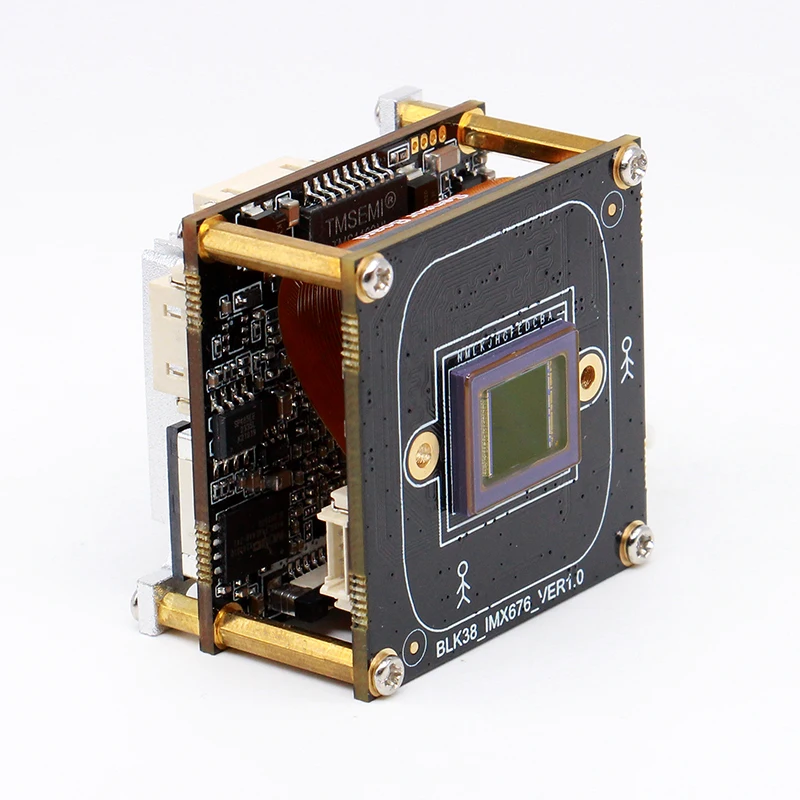 12MP STARVIS 2 IMX676 + Hi3519DV500 4K IP كاميرا وحدة مخصص تطوير كاميرا شبكة مراقبة 38*38 مللي متر كاميرا تلفزيونات الدوائر المغلقة لوحة دارات مطبوعة SIP-K676K5