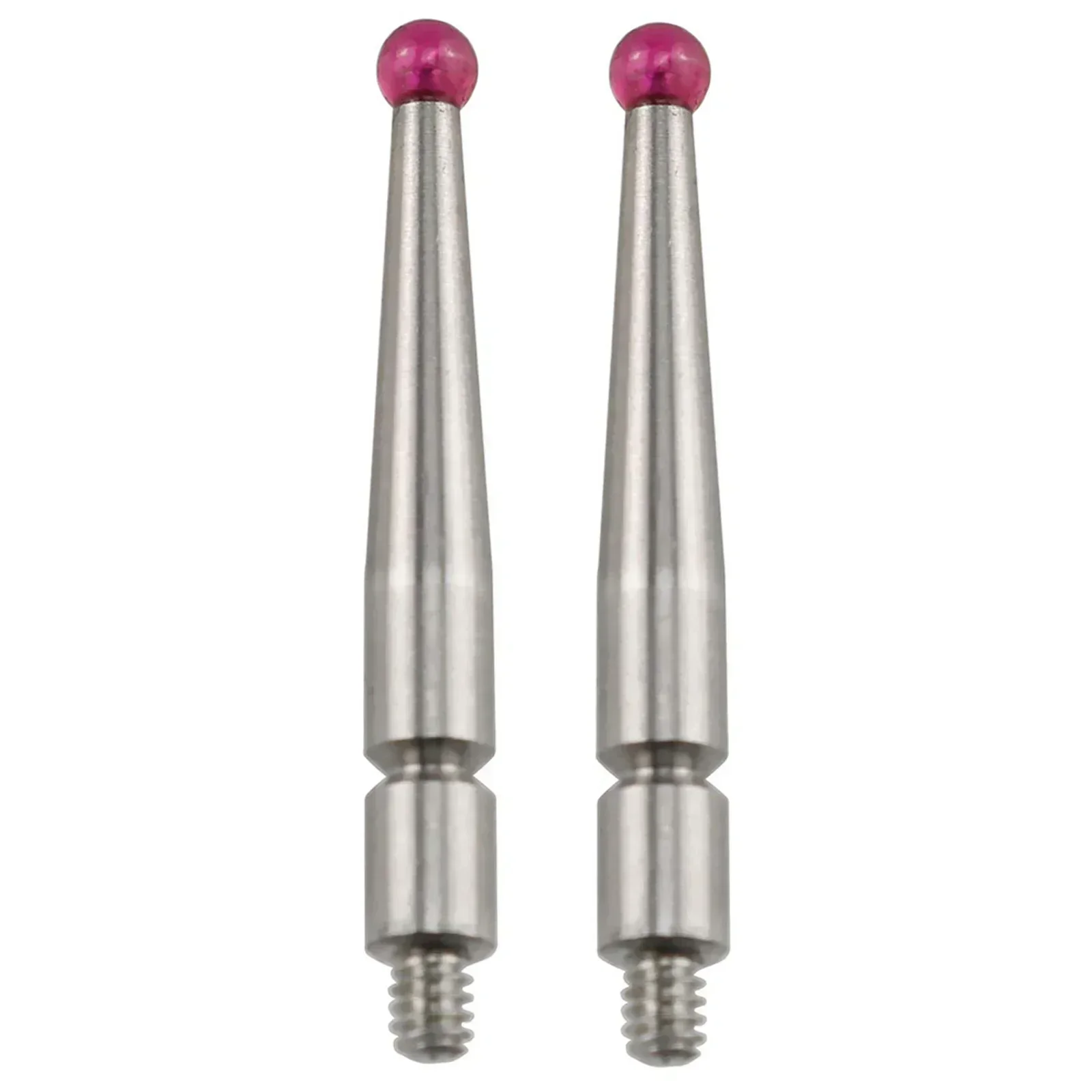 Carbide Ball Contact Points  2mm Diameter  20 9mm Long  Wear Resistant  M1 6 Thread  Compatible For Dial Test Indicator