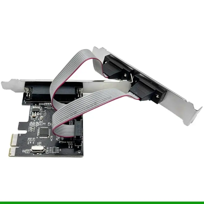 U55C Expansion Card Adapter Converter PCIE RS232 2 Port 1 Port Parallel LPT Expansion For Industrial Application