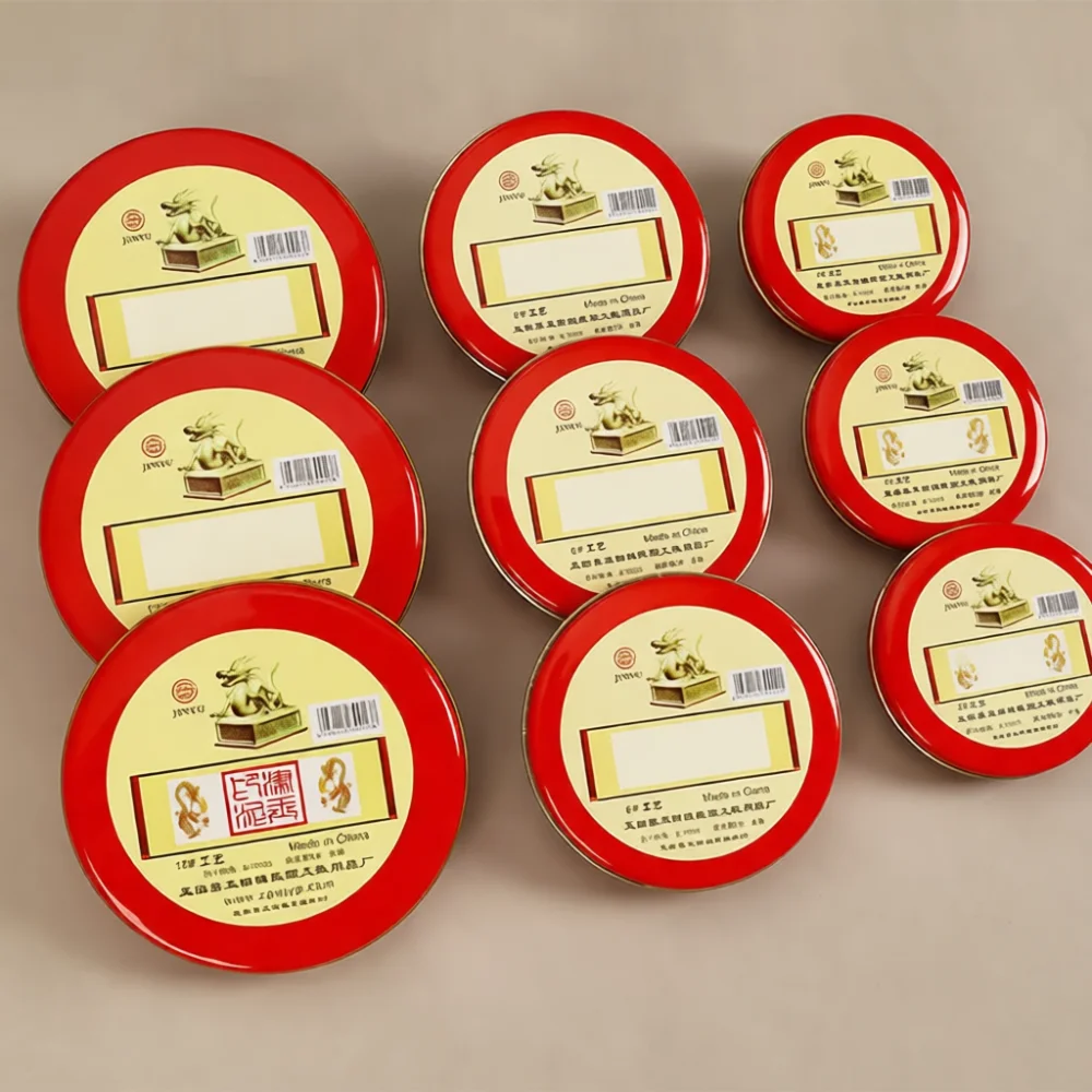 High Performance Red Ink Pad Metal Box Quick Drying Stamp Inkpad Oil Based Stationery Gift For Office Seal Imprints Needs view 5