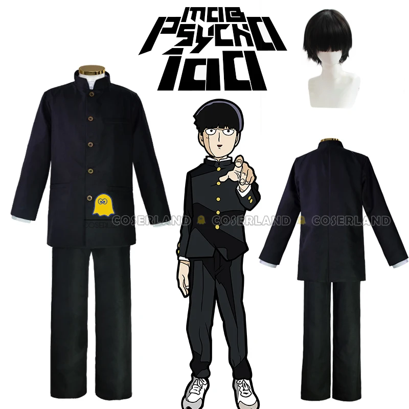 Conjunto de Cosplay Mob Psycho 100: A Melhor Escolha para Fãs de Anime no Halloween e Eventos