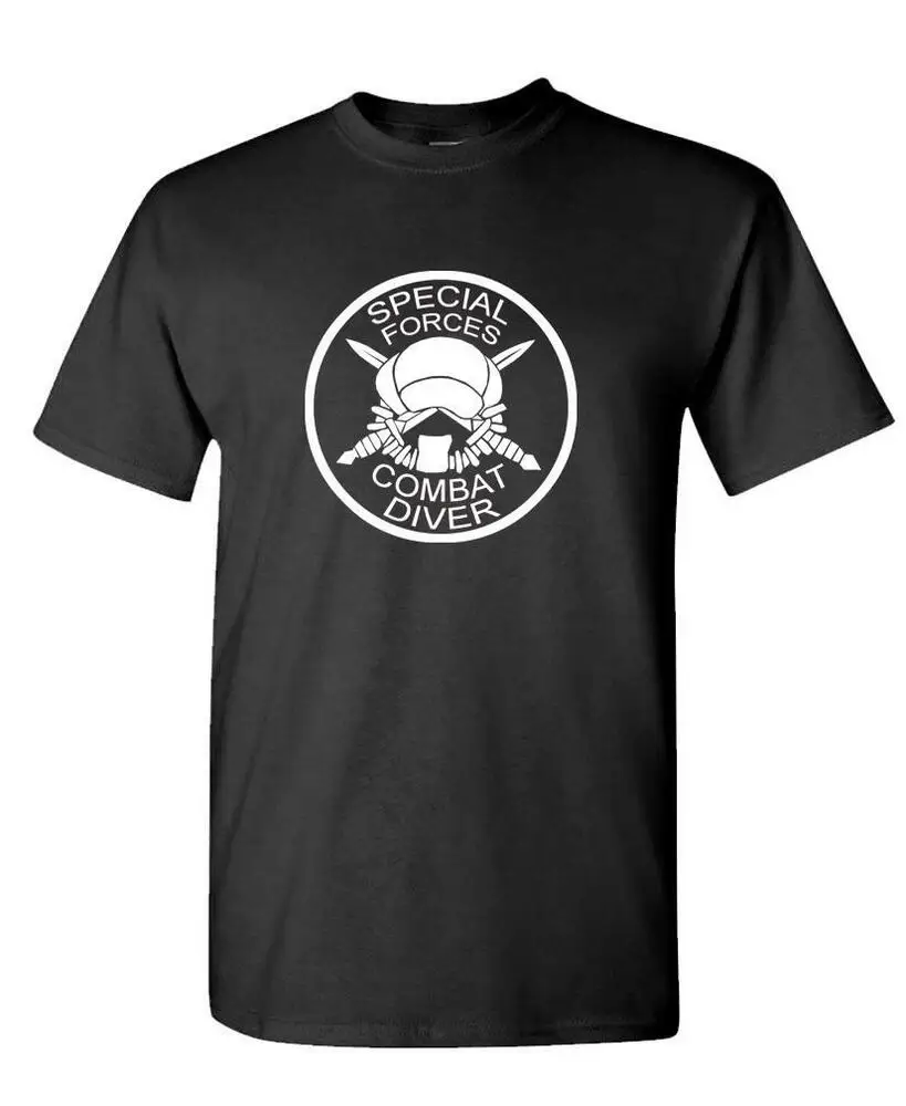 Special Forces Combat Diver -   T-Shirt Tee Shirt  Tees High Quality 100%Cotton Short Sleeve