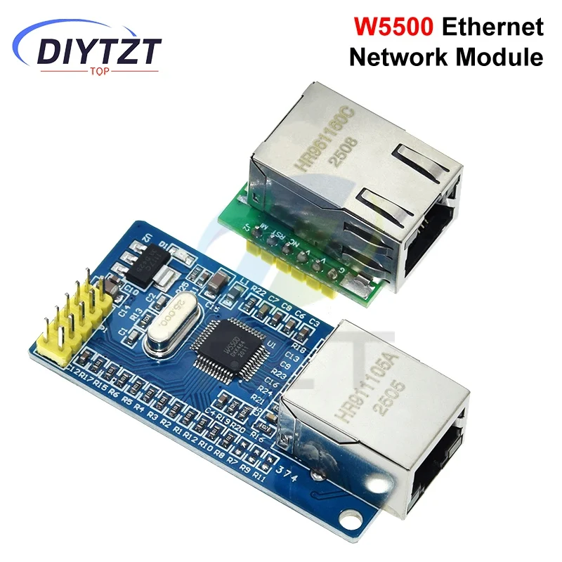 Чип DIYTZT Smart Electronics USR-ES1 W5500, новый преобразователь SPI в LAN/Ethernet TCP/IP Mod