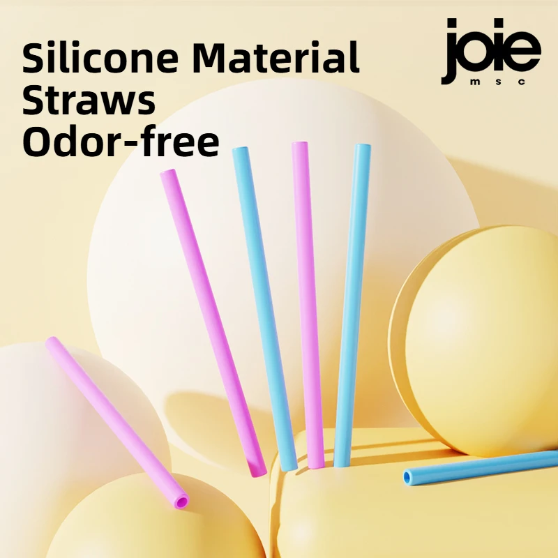 joie Unicorn Silicone Straws 6pc Food Grade Reusable Baby Water Pipe Cute Straw Eco-friendly BPA FREE