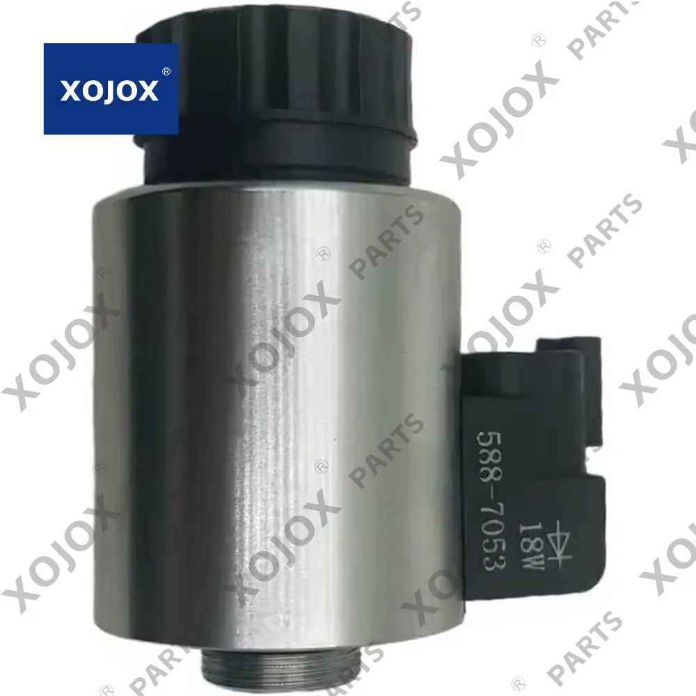 

xojox Solenoid Valve Coil 324-2579 3242579 For Caterpillar CAT Backhoe Loaders 415 428F2 414E 426 416E 428 416F 422F 432E 420E