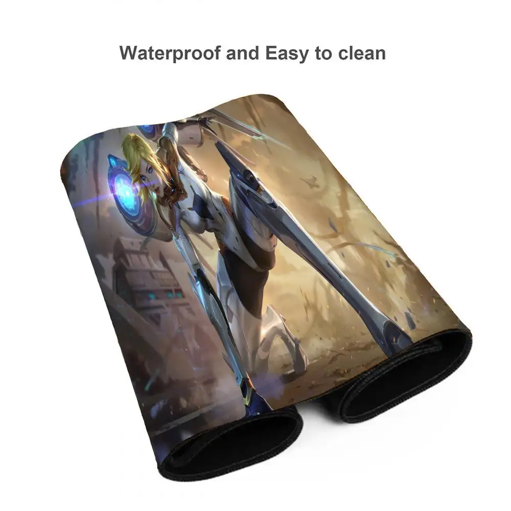 League of Legends Kaisa Large Mouse Pad Gaming Mousepad PC Gamer Computer Office Mouse Mat Keyboard Mat Desk Pad Laptop Mausepad