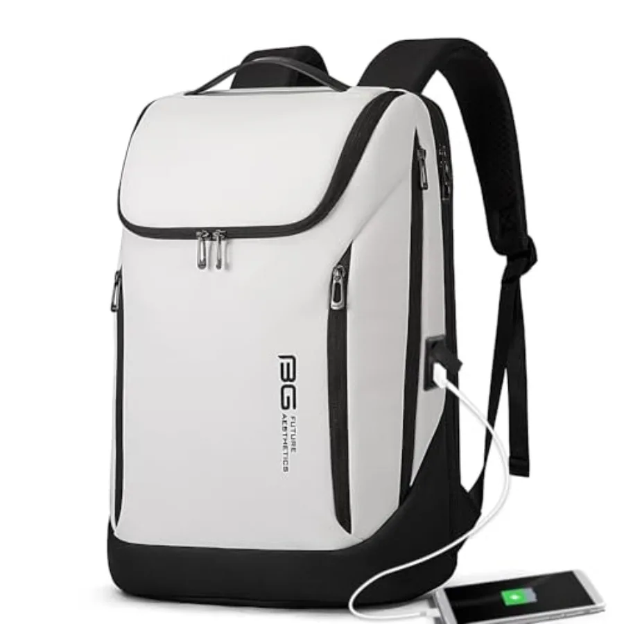 Business Smart Backpack Waterproof fit 15.6 Inch Laptop Backpack with USB Charging PortTravel Durable Backpack