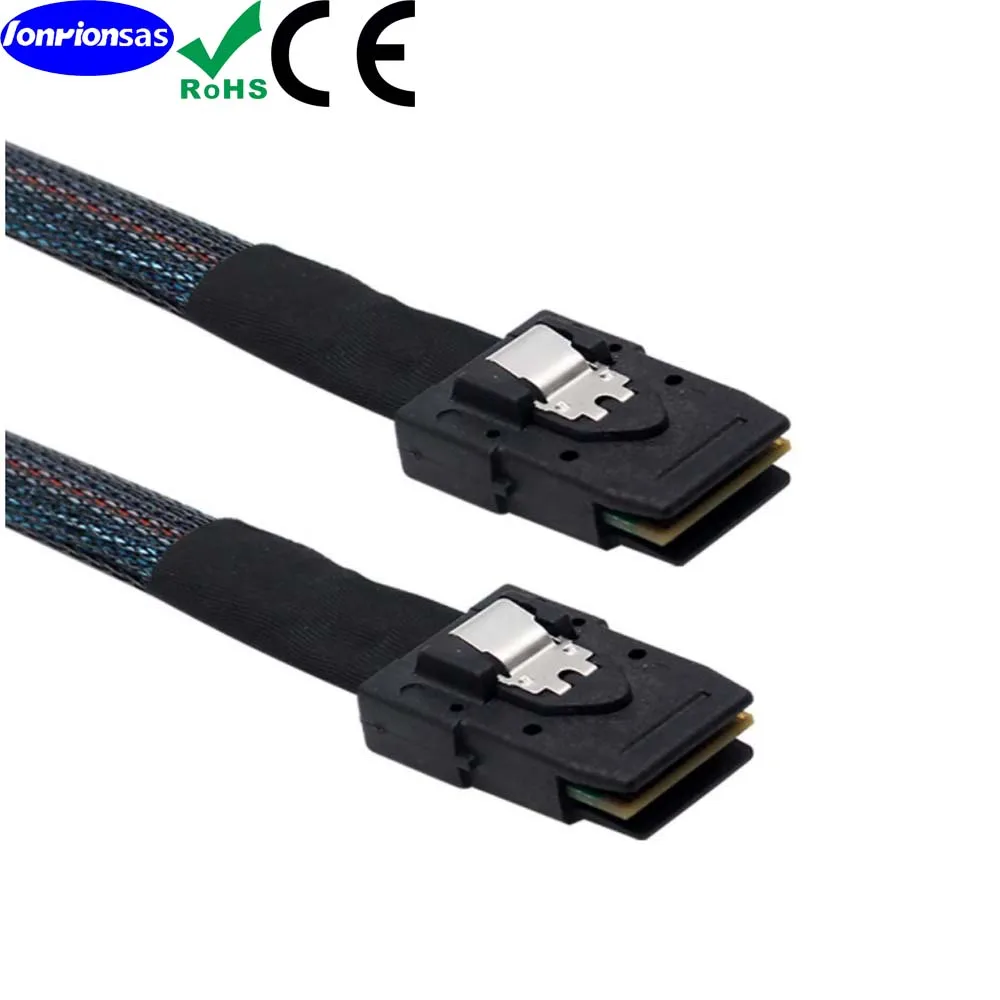 LONRIONSAS#Mini SAS SFF-8087 HD to Mini SAS SFF-8087 36P Compatible with Serve and Raid Card Cable