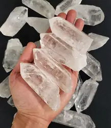 LARGE QUARTZ POINTS Quartz Crystal Points from Brazil These are large pieces of Quartz Points from Brazil.-4pcs