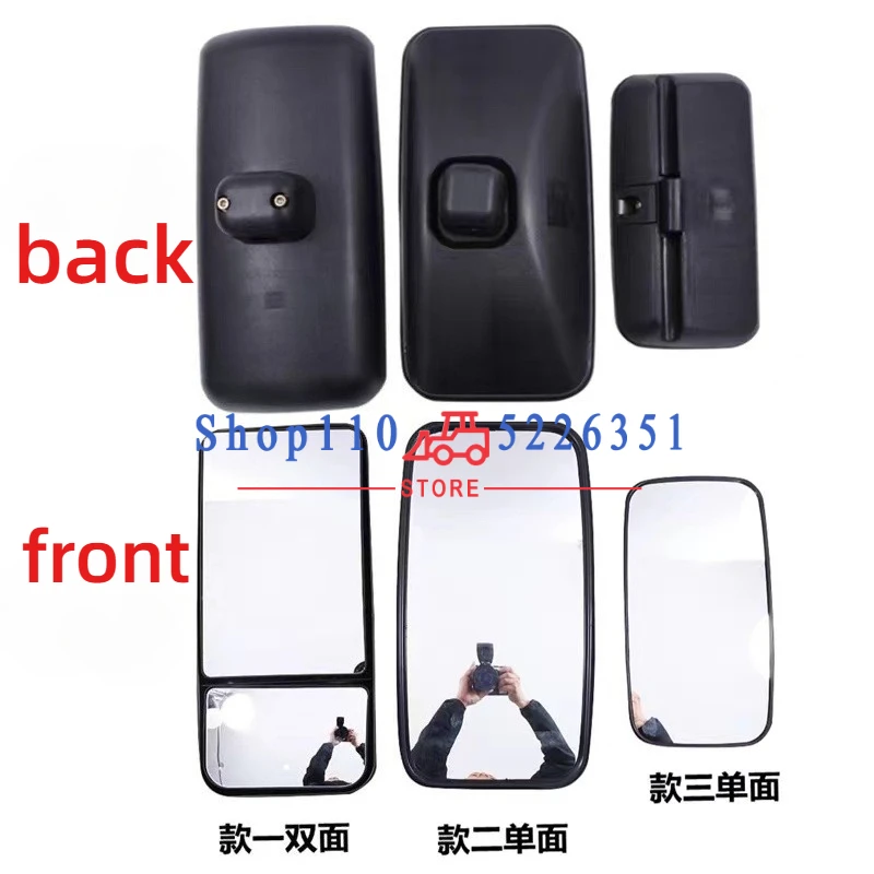 Carregador escavadeira empilhadeira espelho reverso para xcmg liugong sdlg refletor chenggong longing espelho retrovisor