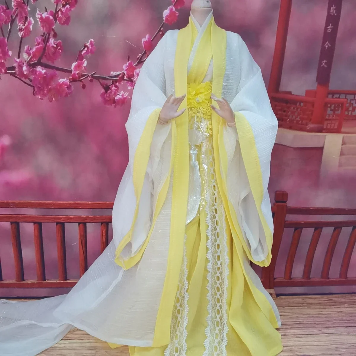 1/3 ملابس الدمية دعوى Hanfu زي قديم لدمية Bjd 60 سنتيمتر فستان الأميرة فتاة اللعب اللعب منزل إكسسوارات دمي ، لا دمية