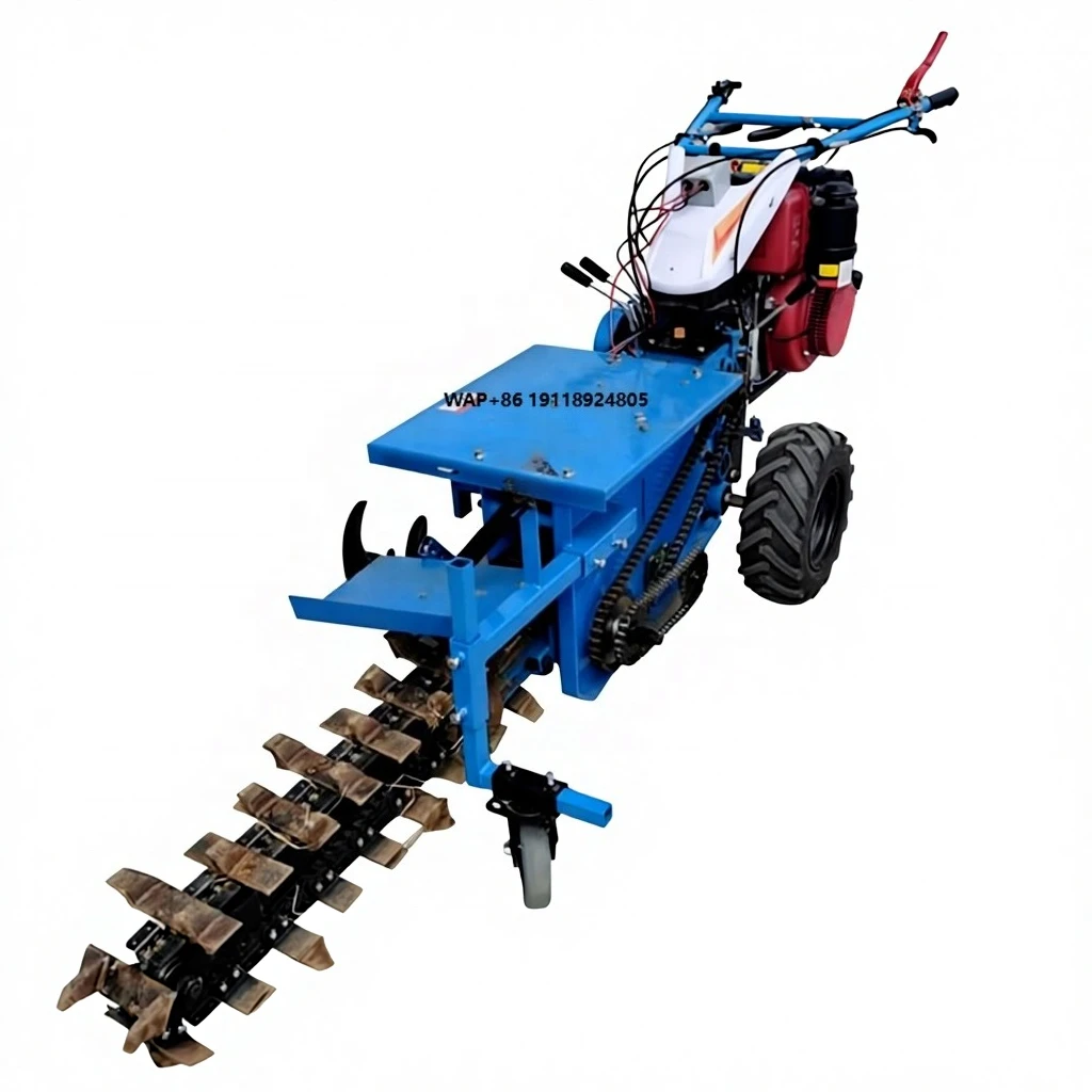 Self-propelled Ditcher Garden Ditcher, Small Agricultural Ditching Tool