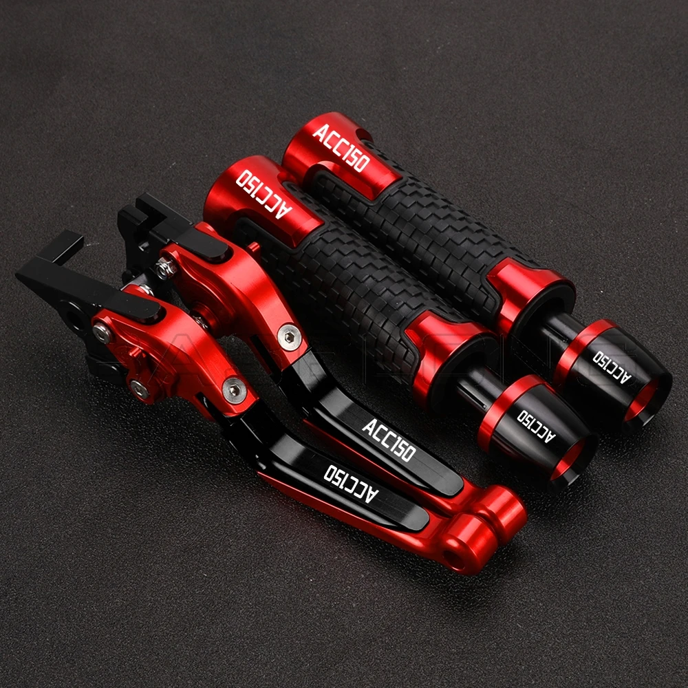 For KYMCO ACC150 ACC 150 ALLYEARE 2025 2024 2023 2022 2021 2020 Adjustable Brake Clutch Lever Handlebar Handle Bar Grips For
