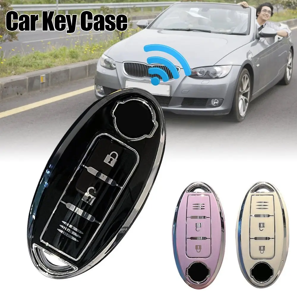 Key Protector Car Key Case Soft TPU Holder Key Case Cover Skin for Nissan/Qashqai/X-Trail T32/Infiniti /Juke J10 J11/Kicks/Tiida